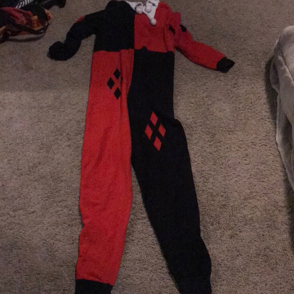 Harley Quinn footie pajamas